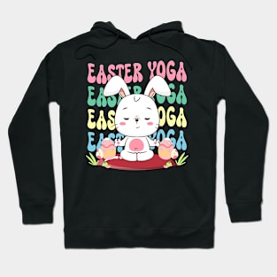 Easter Yoga Bunny Meditation Holiday Lover Harmony Hoodie